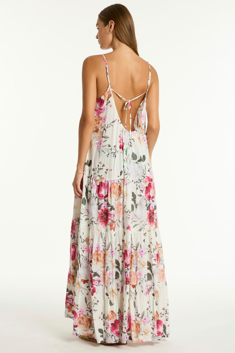 Платье Sea Level Belle Tiered Maxi Sundress - MixBikini