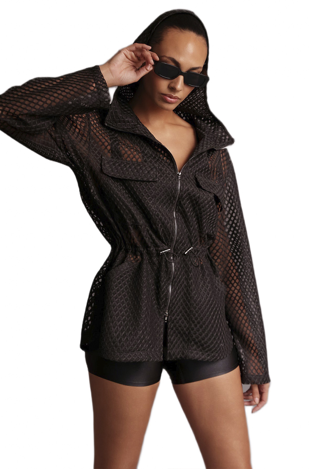 Куртка Mesh Cargo Heroine Sport Jacket Black - MixBikini
