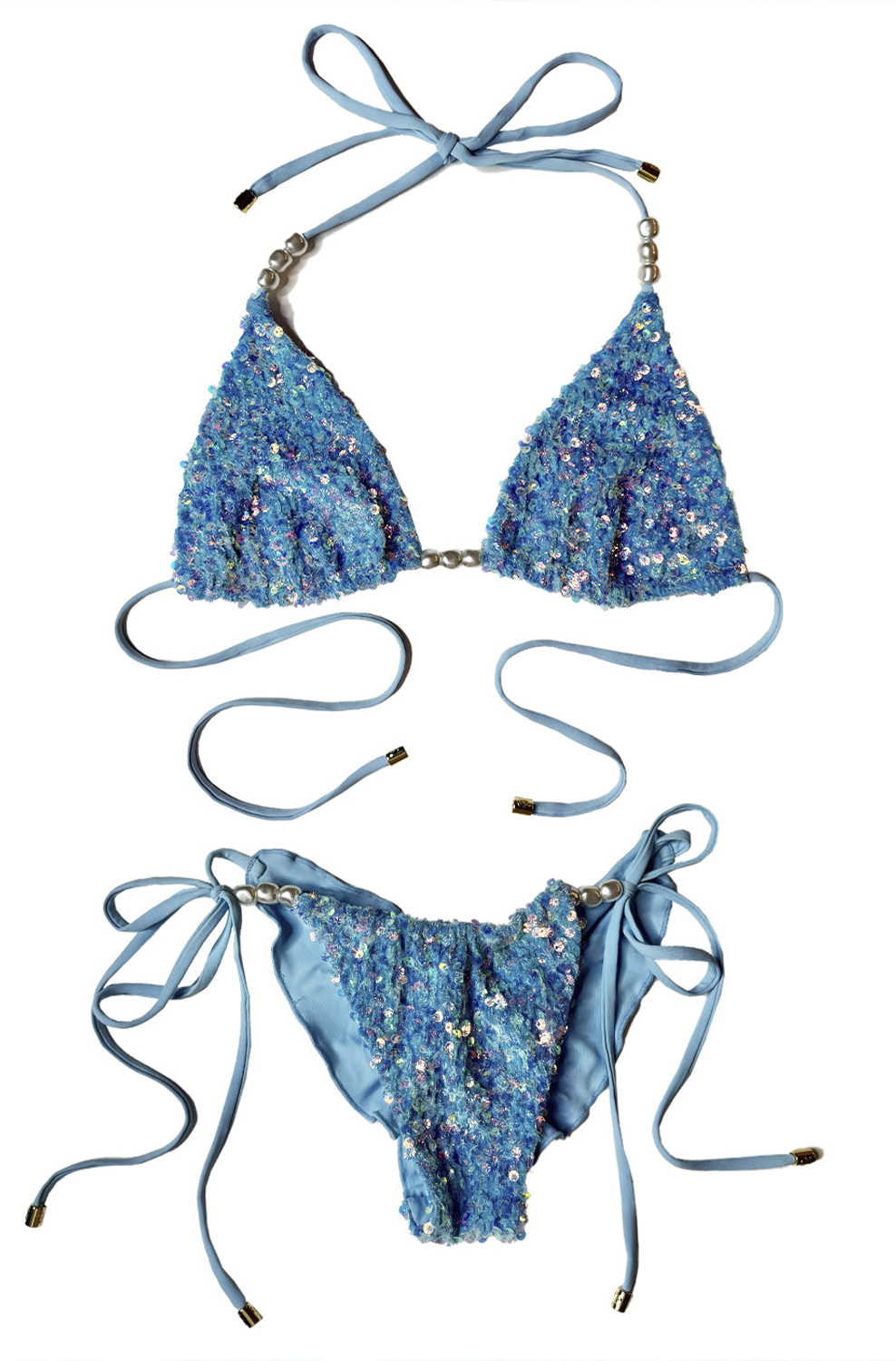Купальник Beach Bunny Capri Triangle Top Blue & Capri Tango Bottom blue - MixBikini