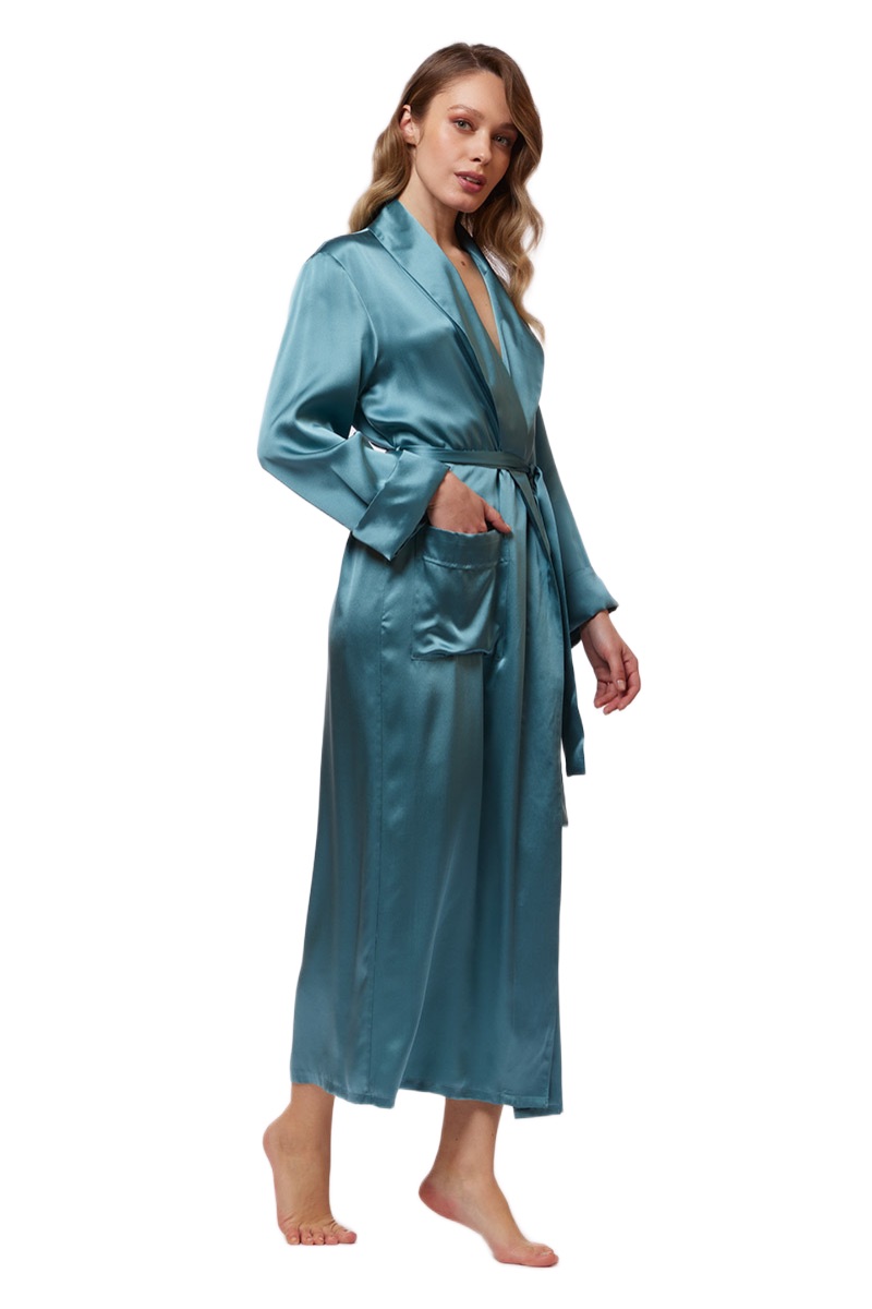 Халат длинный с карманами Vivis Cloudy - MixBikini