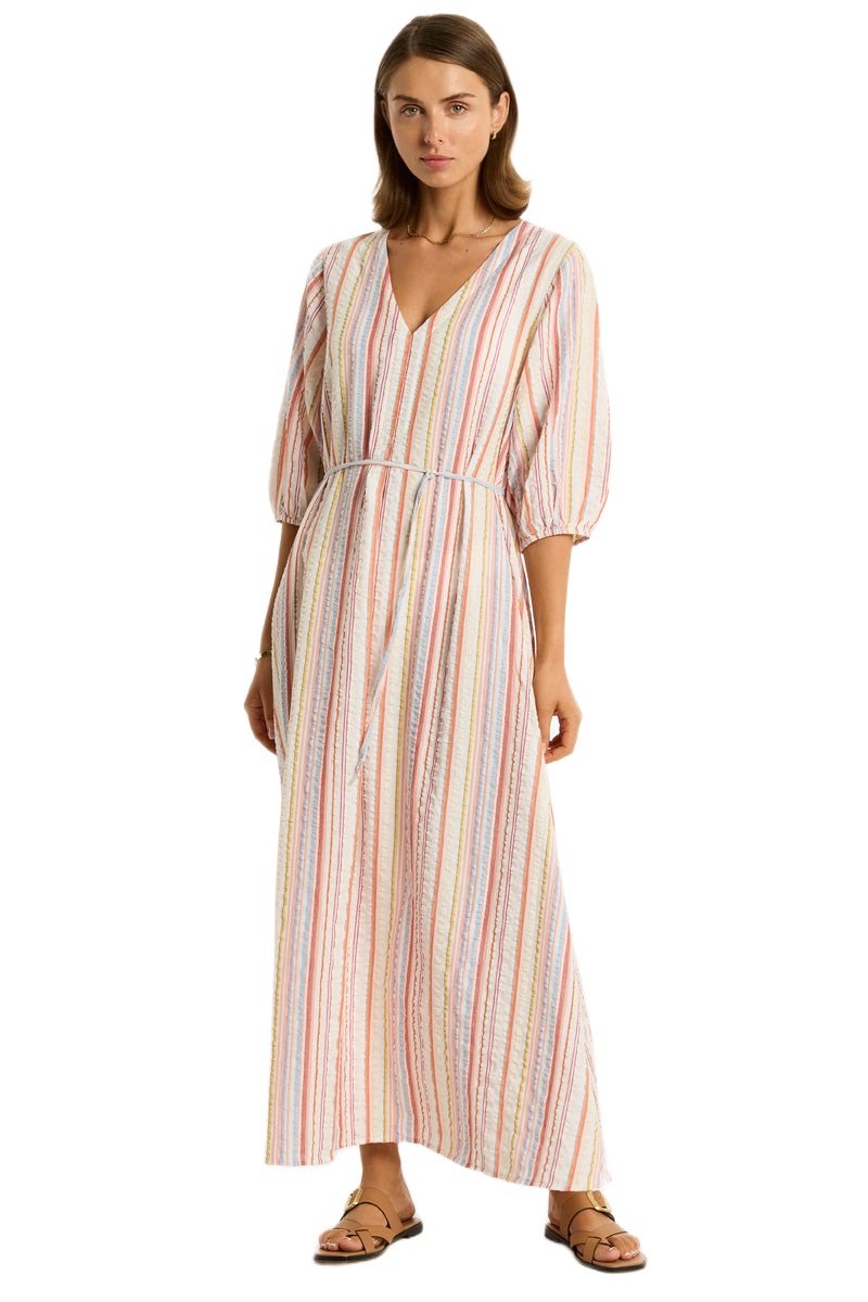 Платье Sea Level Boho Stripe Long Dress - MixBikini