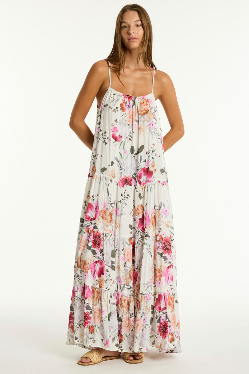 Платье Sea Level Belle Tiered Maxi Sundress - MixBikini