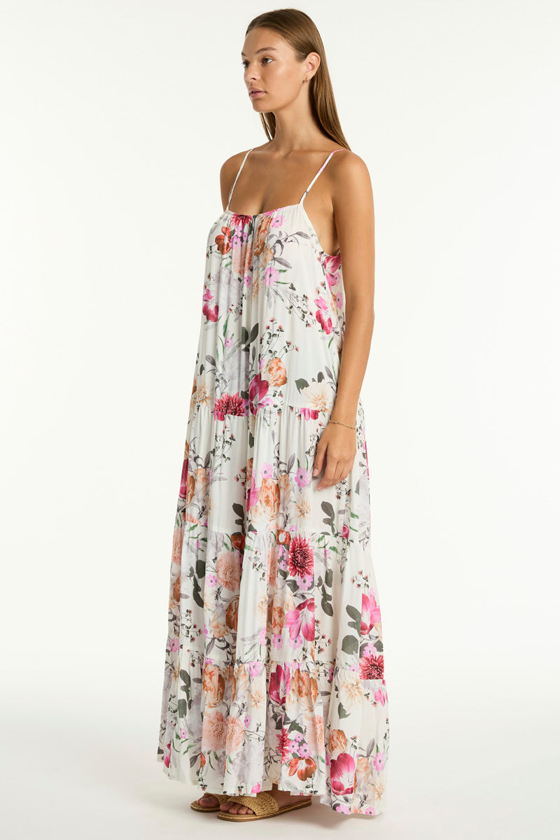 Платье Sea Level Belle Tiered Maxi Sundress - MixBikini