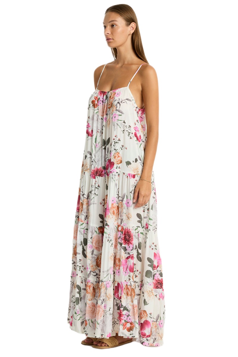 Платье Sea Level Belle Tiered Maxi Sundress - MixBikini