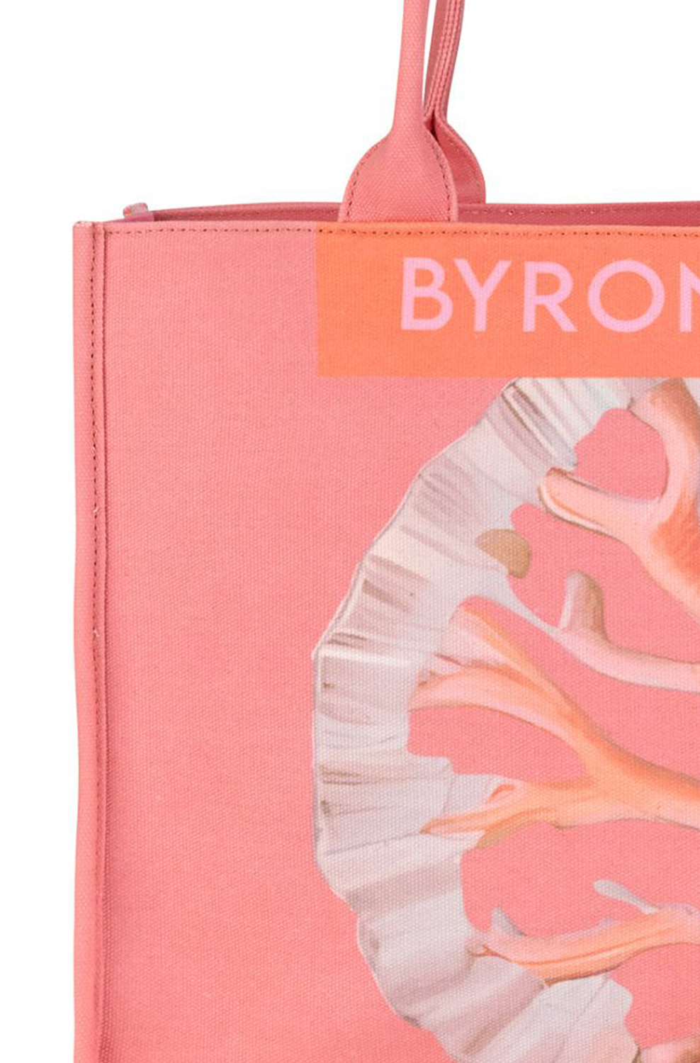 Сумка с принтом Emanuela Biffoli Bag Tote Canvas Byron Bay Peony Corals - MixBikini