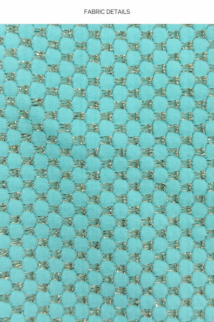 Плавки Luli Fama Ring Seamless Ruched Back Brazilian Tie Side Bottom Aqua - MixBikini