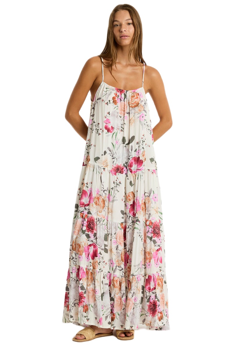 Платье Sea Level Belle Tiered Maxi Sundress - MixBikini