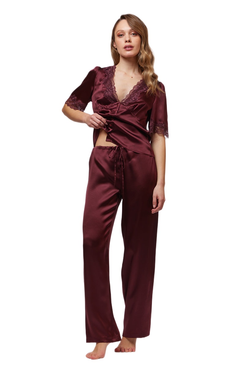 Комплект шелковый Vivis Dark Plum - MixBikini