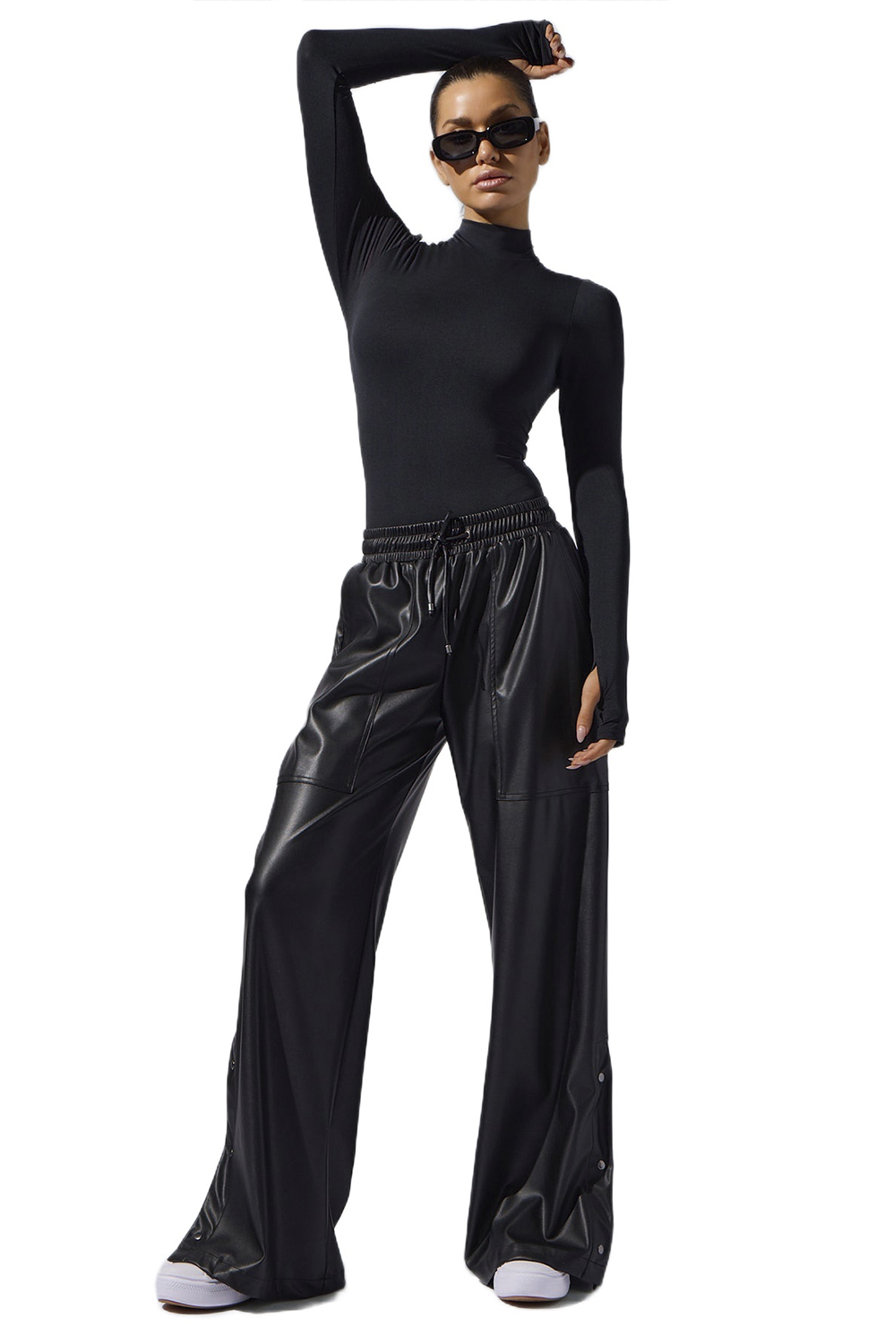 Брюки Heroine Sport Cara Leather Pants Black - MixBikini