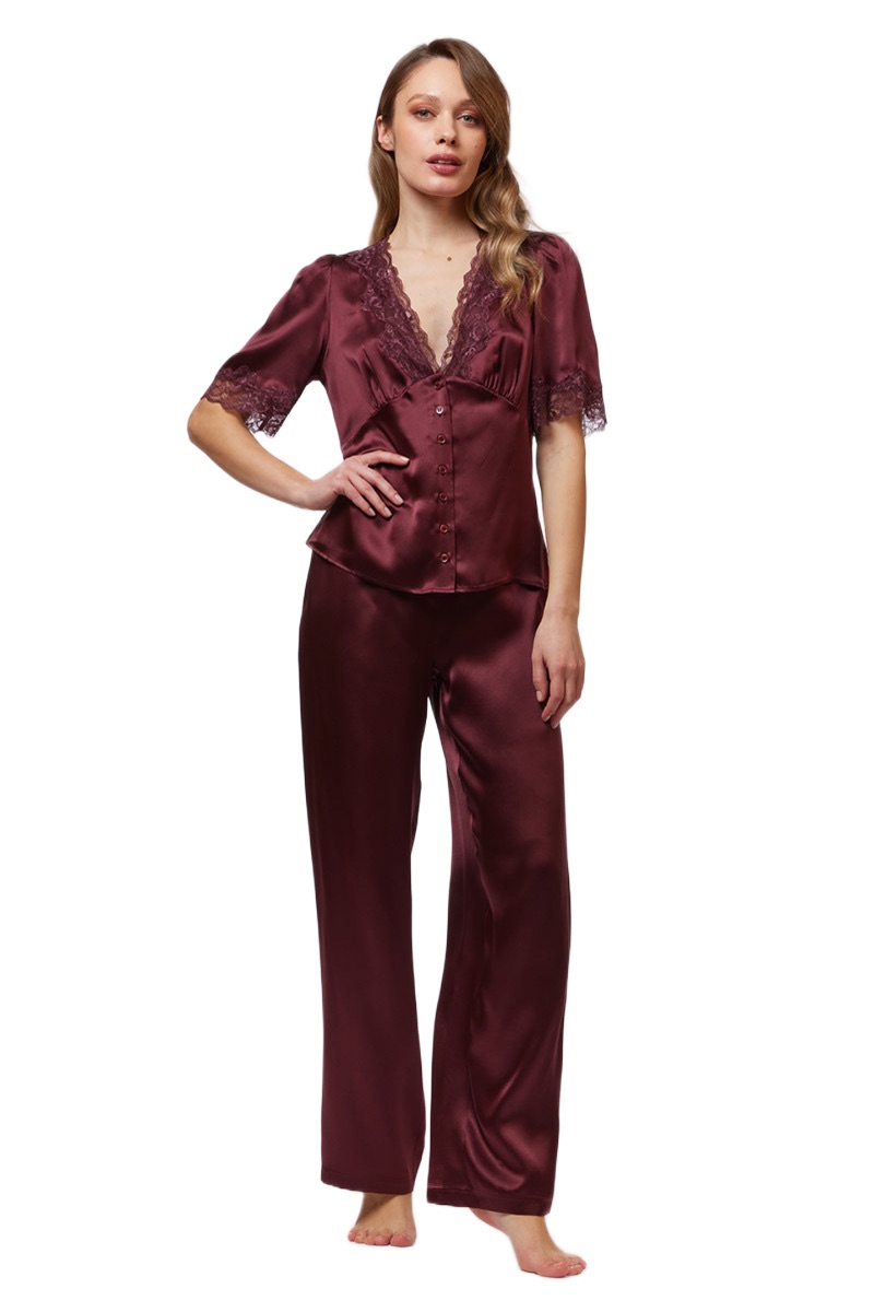 Комплект шелковый Vivis Dark Plum - MixBikini