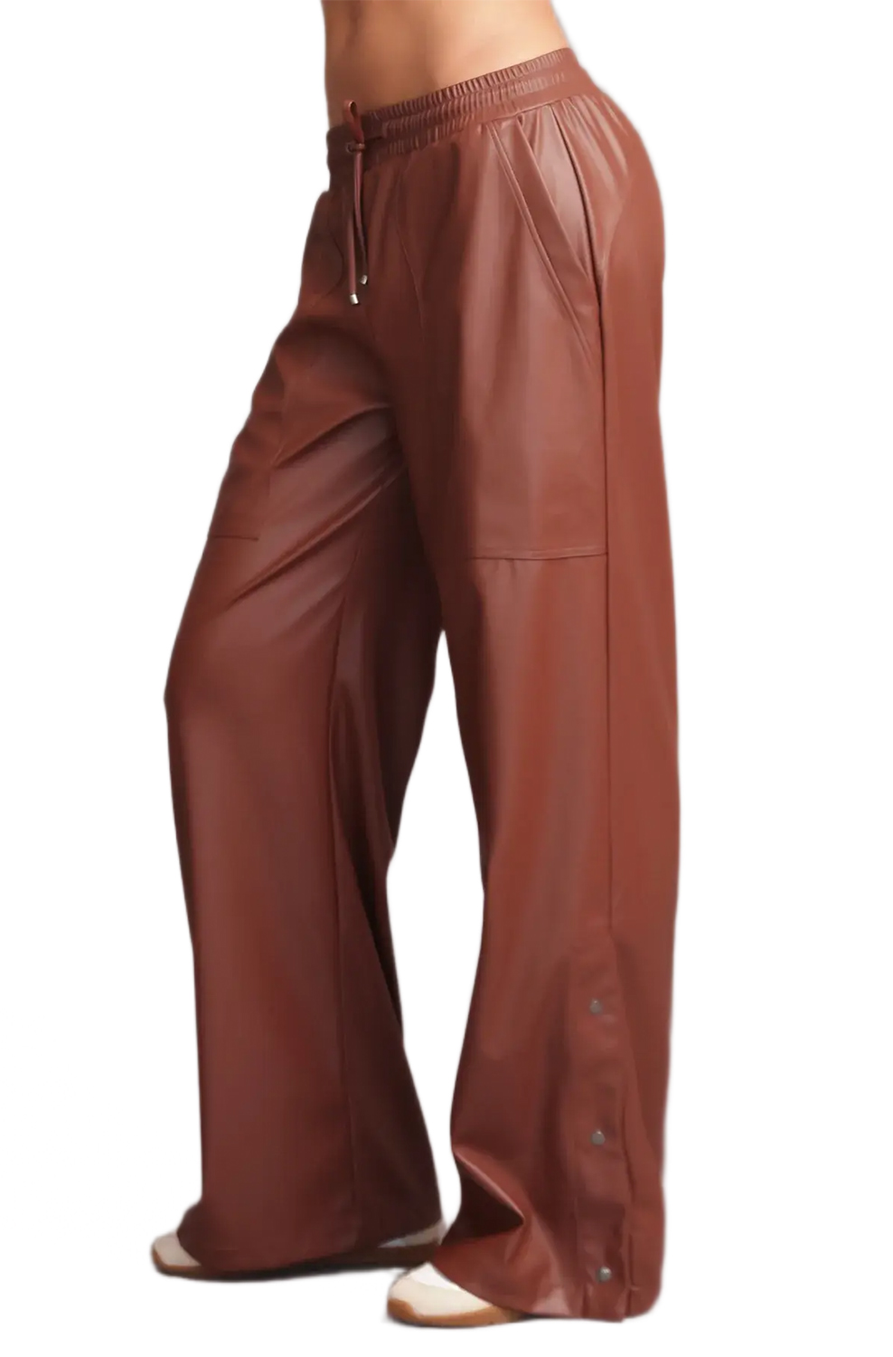 Брюки Heroine Sport Cara Leather Pants Mocha - MixBikini