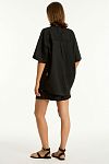 Костюм пляжный Sea Level Resort Linen Aloha Shirt Black - MixBikini