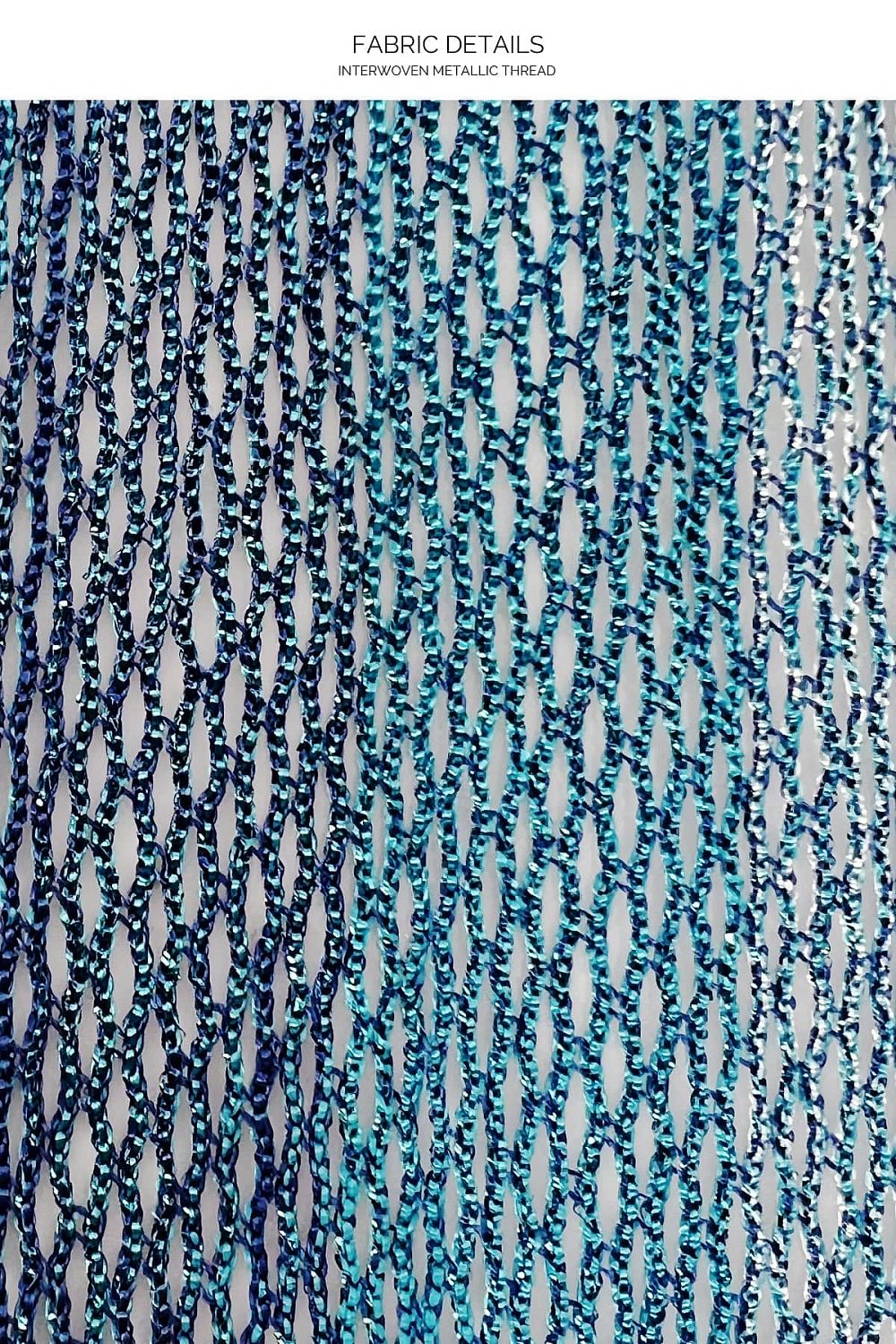 Туника пляжная Luli Fama Ocean Queen Short Caftan Blue - MixBikini