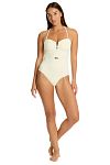 Купальник Sea Level Nautique V Bar Bandeau One Piece - MixBikini