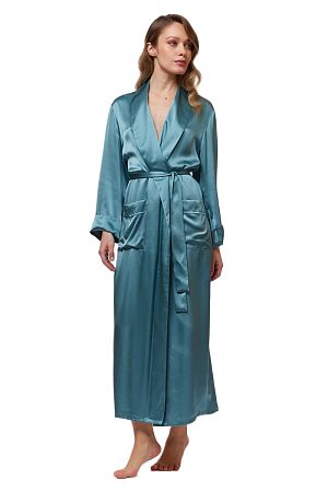 Халат длинный с карманами Vivis Cloudy - MixBikini