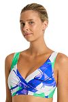 Лиф Sea Level Sublime Cross Front Multifit Bra Cobalt - MixBikini
