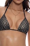 Лиф Luli Fama Buzzing Triangle Top Black - MixBikini