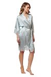 Халат – кимоно с кружевом Vivis Pearl - MixBikini