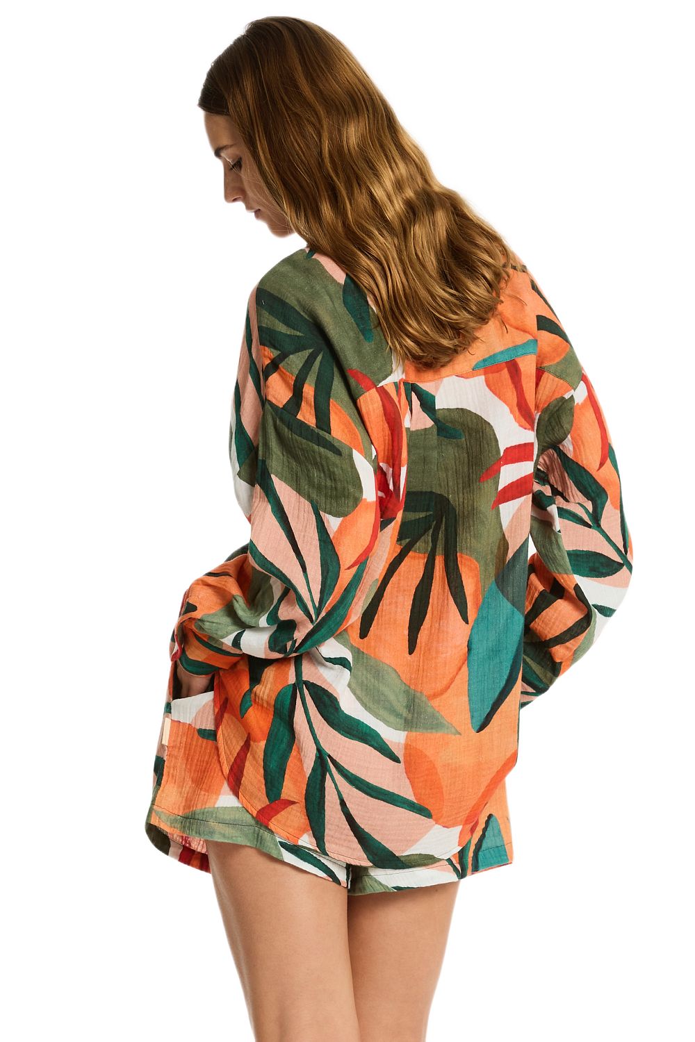 Костюм Sea Level Tropaluxe Beach Shirt & Tropaluxe Boxer Short - MixBikini