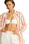 Рубашка Sea Level Corfu Stripe Shirt Flame - MixBikini