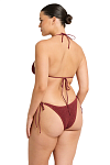 Купальник Bond-Eye Beaded Ingrid Tri Carmine Recycled & Beaded Tie Side Vista Brief Carmine - MixBikini