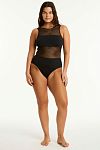 Купальник Sea Level Drift High Neck One Piece Black - MixBikini