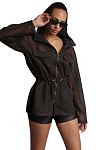 Куртка Mesh Cargo Heroine Sport Jacket Black - MixBikini