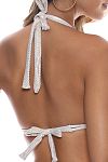 Лиф Luli Fama Luminous Triangle Halter Top Gold - MixBikini