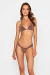 Купальник Beach Bunny Casey Brown Glitter - MixBikini