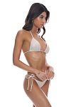 Плавки Luli Fama Luminous Seamless Brazilian Tie Side Bottom Gold - MixBikini