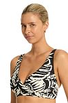 Купальник Sea Level Jungle Book Cross Front Multifit Bra & Jungle Book High Waist Gathered Side Pant - MixBikini