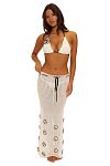 Юбка Beach Bunny Cyrus Maxi Skirt White - MixBikini