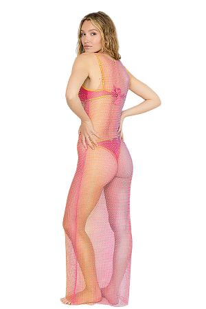 Платье - сетка Beach Bunny Payton Maxi Dusk Sky - MixBikini