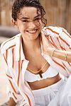 Рубашка Sea Level Corfu Stripe Shirt Flame - MixBikini