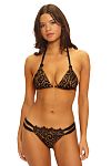 Купальник Beach Bunny Lena Triangle Top & Lena Tango Bottom Black - MixBikini