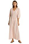 Платье Sea Level Boho Stripe Long Dress - MixBikini