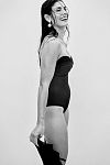 Купальник Sea Level Essentials Edit Twist Bandeau One Piece Black - MixBikini