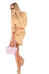 Сумка Carmen Sol Elba Metallic Small Tote Pink - MixBikini