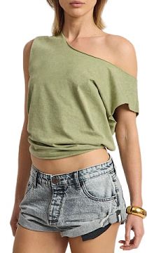 Футболка One Teaspoon Khaki Vintage Tank