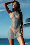 Платье-сетка Beach Bunny Payton Mini Ocean - MixBikini