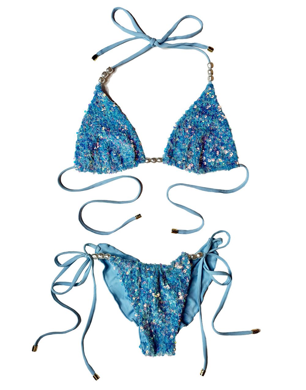 Купальник Beach Bunny Capri Triangle Top Blue & Capri Tango Bottom blue - MixBikini