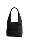 Сумка пляжная Sea Level Crochet Slouch Beach Bag black - MixBikini