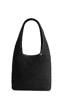 Сумка пляжная Sea Level Crochet Slouch Beach Bag black