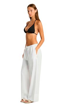 Брюки Sea Level Tidal Linen Palazzo Pant White