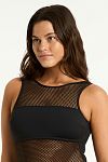Купальник Sea Level Drift High Neck One Piece Black - MixBikini