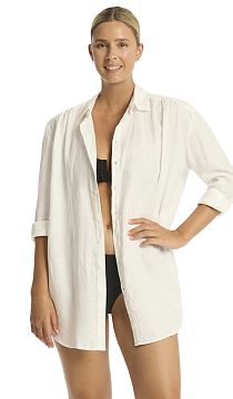 Рубашка Sea Level Resort Linen Cover Up
