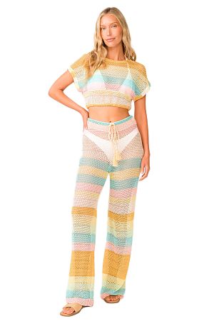 Костюм PQ Swim RENEE CROP-BREE BOHO PANT - MixBikini