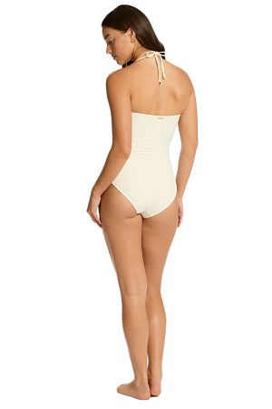 Купальник Sea Level Nautique V Bar Bandeau One Piece - MixBikini