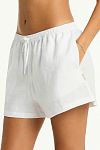 Костюм пляжный Sea Level Resort Linen Aloha Shirt White - MixBikini