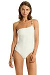 Купальник Sea Level Caracus One Shoulder One Piece Coconut - MixBikini